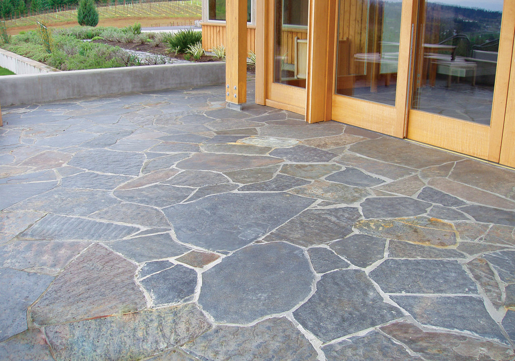 Natural Flagstone Installation Mortar Set Mutual Materials