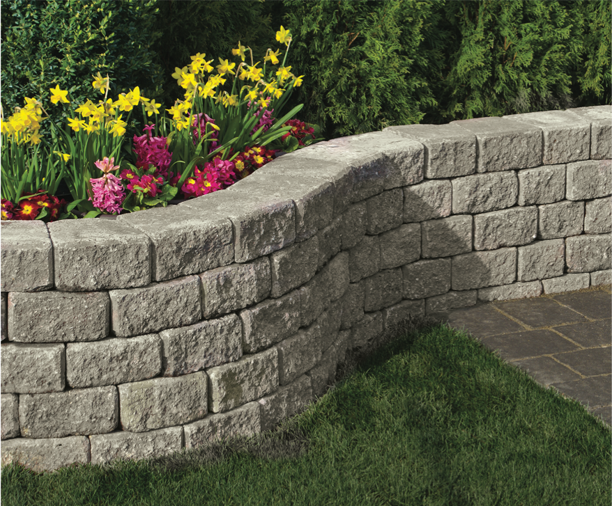 Concrete Retaining Walls for Organic Gardening - Mutual Materials